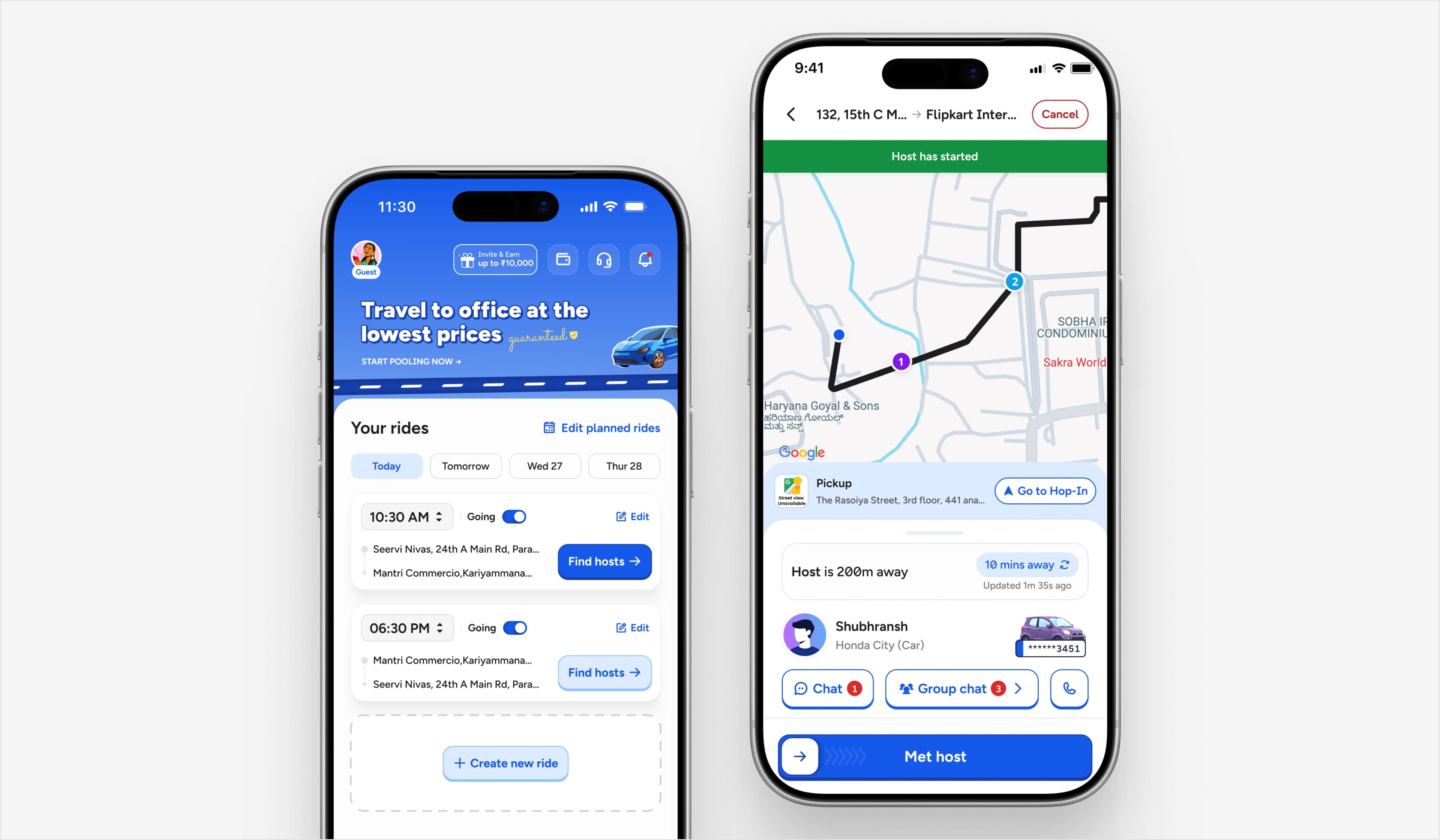 Hopr Carpool preview 1