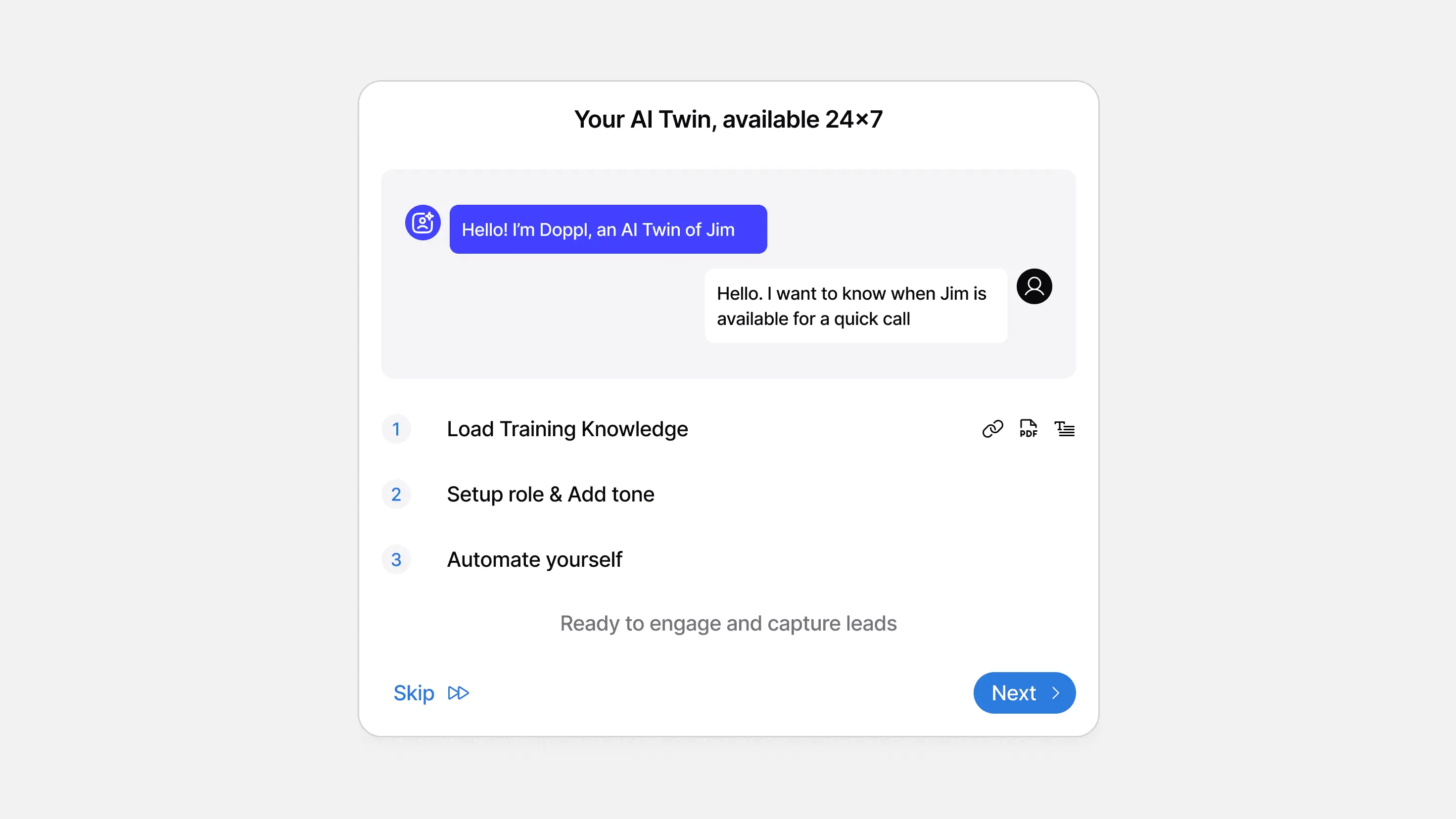 Internship at Cardtree (now thedouble.ai) preview 2