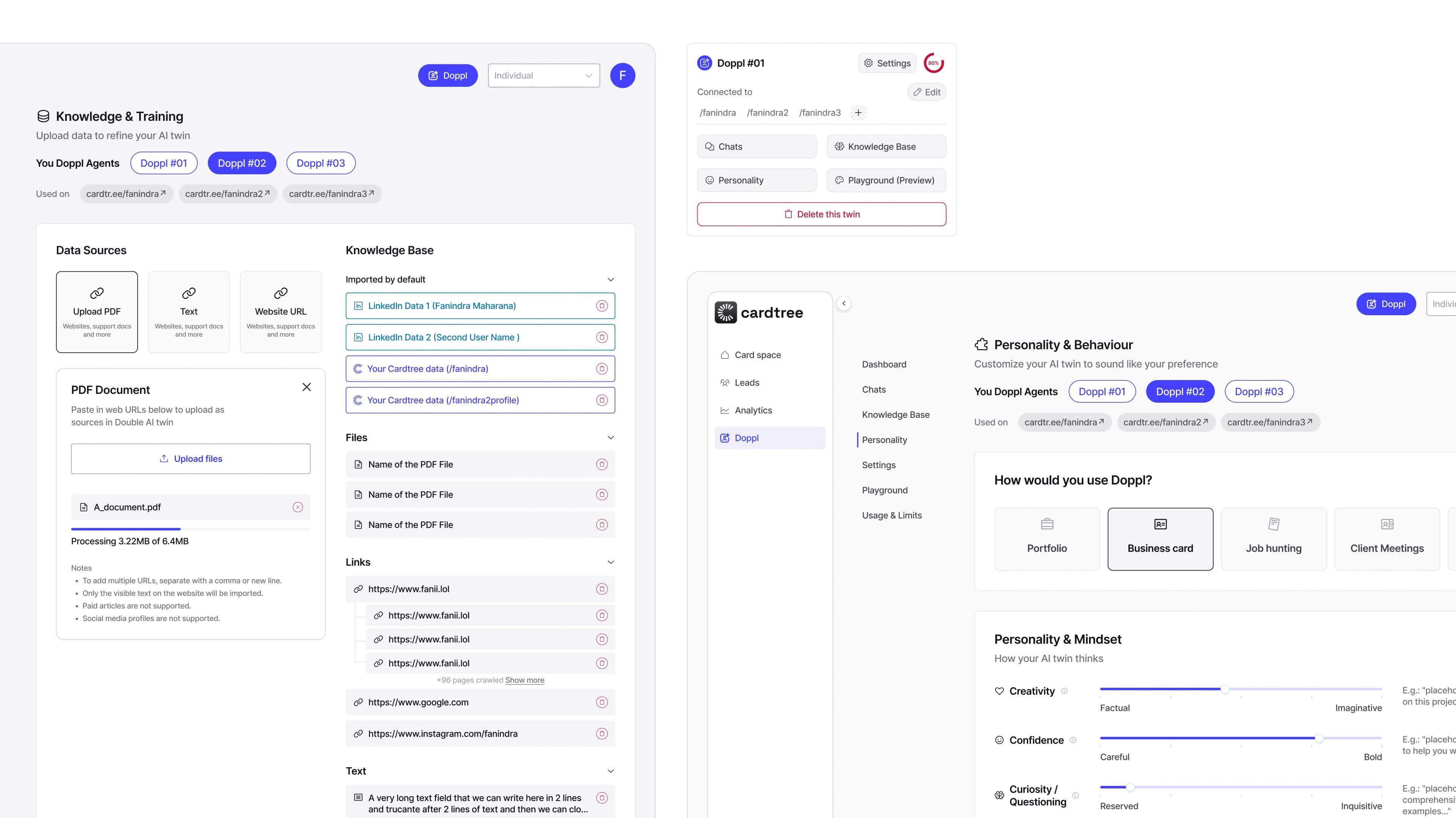 Internship at Cardtree (now thedouble.ai) preview 5